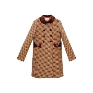 NWT Gucci Kids Wool Coat In Brown Size 10